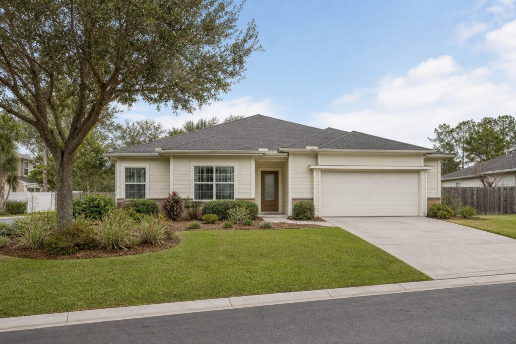 Orange Park neighborhood with well-kept homes and quiet residential streets, an established residential neighborhood